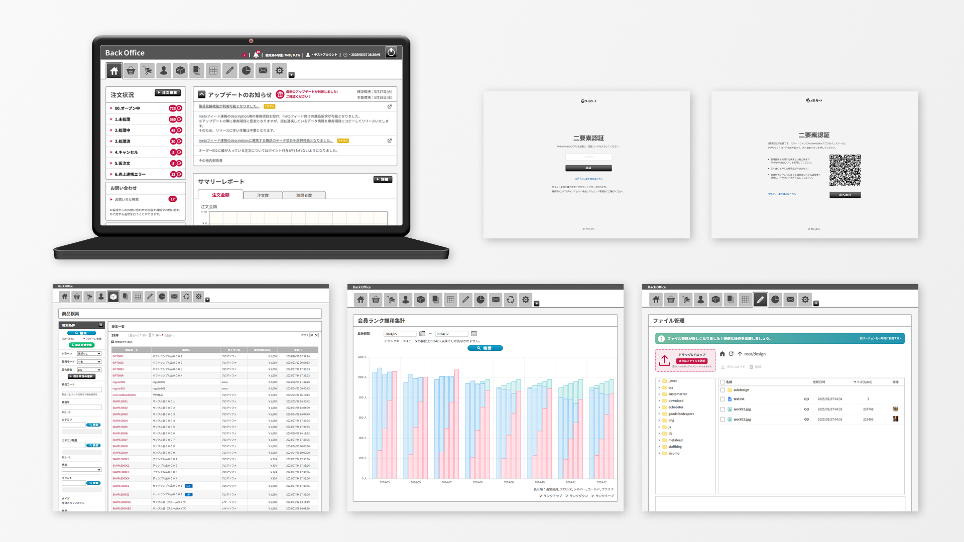 E-commerce Site Admin Panel Development